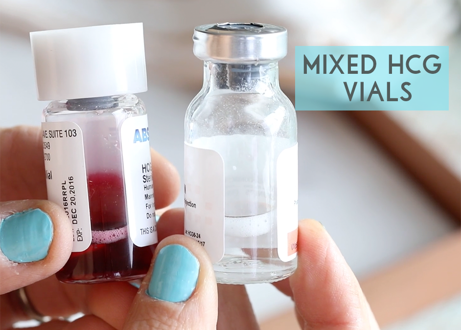 mixed hcg diet injection in vials