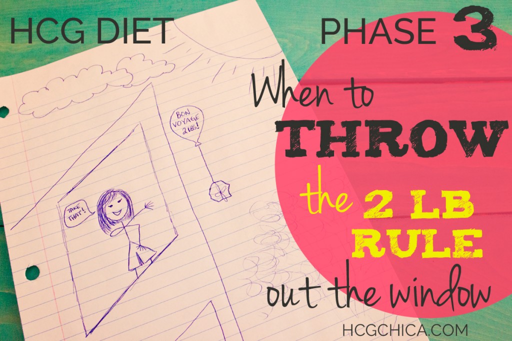 Phase 3 hCG Diet - When to Ignore the 2 lb Stabilization Rule - hcgchica.com
