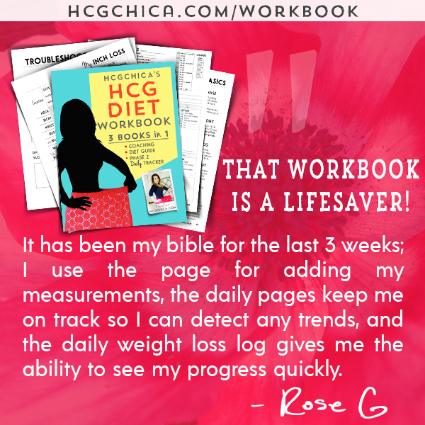 IG hcg diet workbook testimonial